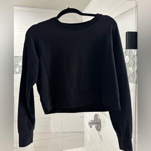Alo cropped sweatshirt size small